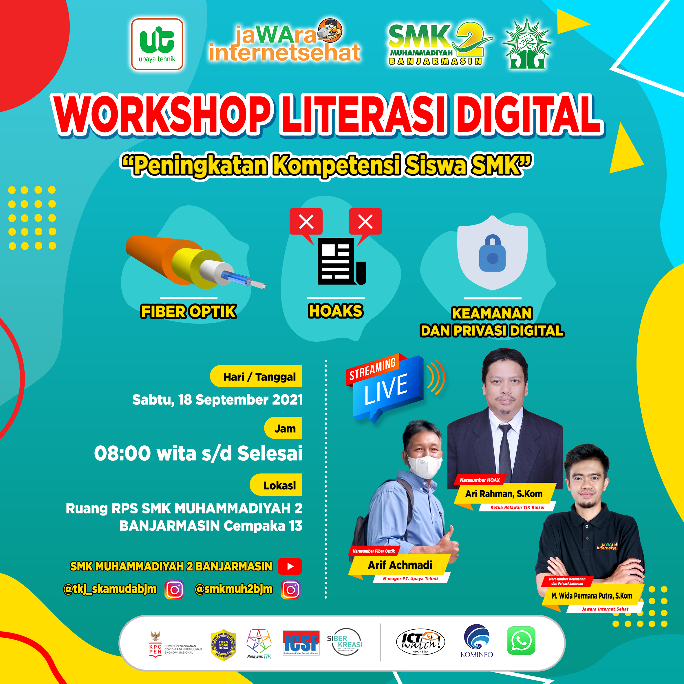 Workshop Literasi Digital “Peningkatan Kompetensi Siswa SMK”