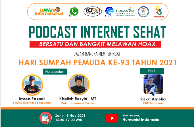 PODCAST INTERNET SEHAT: BERSATU DAN BANGKIT LAWAN HOAX Bersama Jawara Internet Sehat