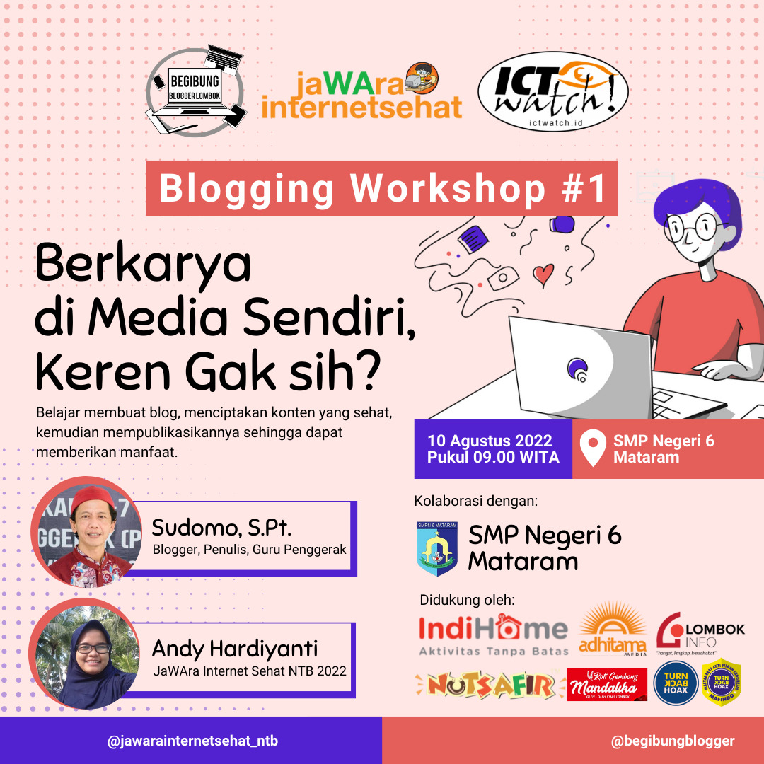 Blogging Workshop #1 Berkarya di Media Sendiri, Keren Gak sih?