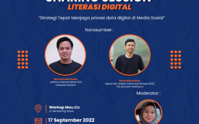 Sharing Session Literasi Digital “Strategi Tepat Menjaga Privasi Data Digital di Sosial Media”
