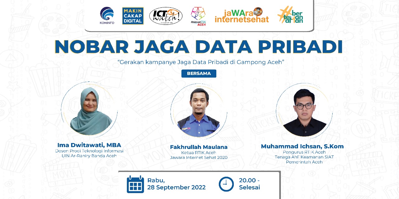 Nobar Jaga Data Privasi ( Gerakan Kampanye Jaga data Pribadi di Gampong Aceh)