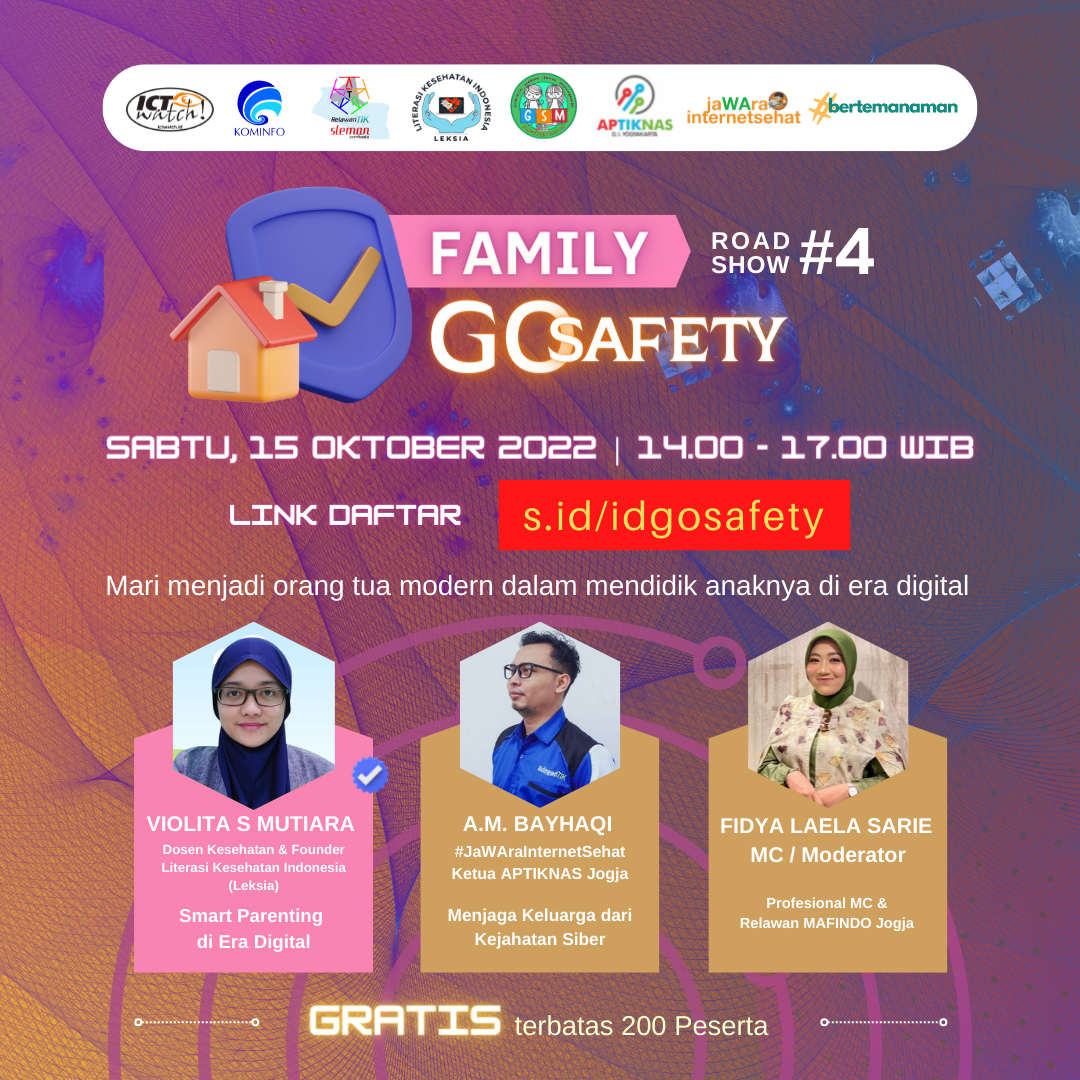 FAMILY go Safety #4 – #indonesiaamanberdigital