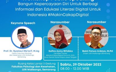 Workshop Public Speaking: Bangun Kepercayaan Diri Melalui Edukasi Literasi Digital Untuk Indonesia #MakinCakapDigital
